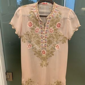 Johnny Was Blush Talum Tunic